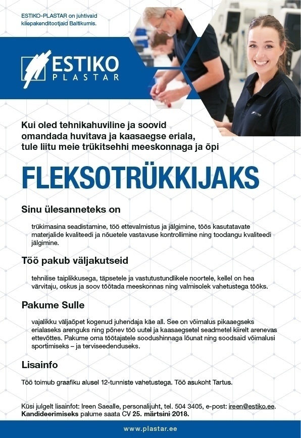 AS Estiko-Plastar Fleksotrükkija