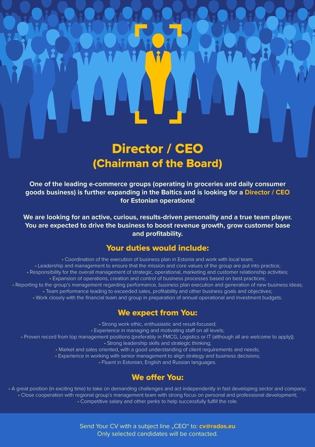 RADAS Director/CEO