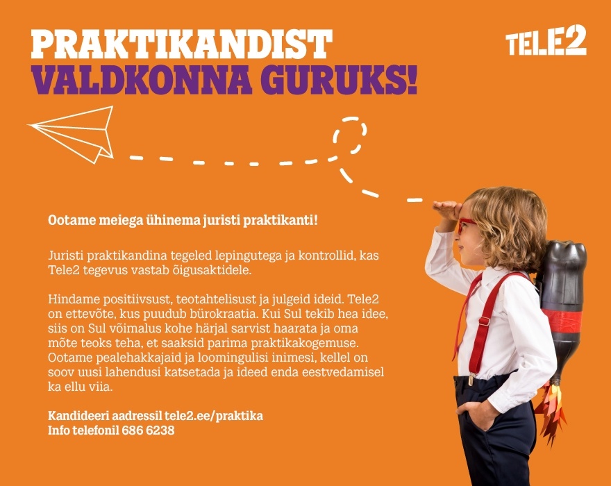 Tele2 Eesti AS Juristi praktika