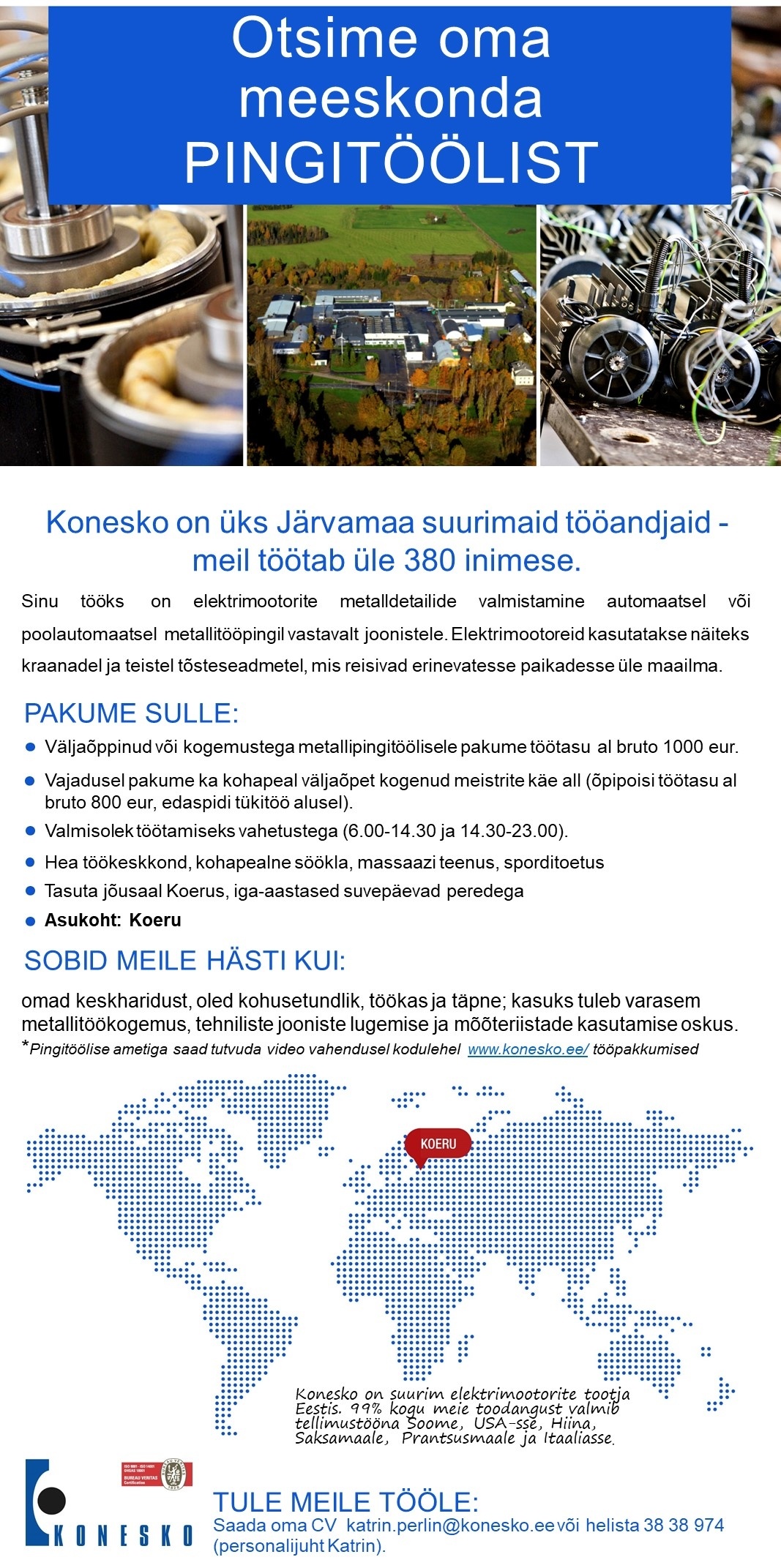 Konesko AS Pingitööline