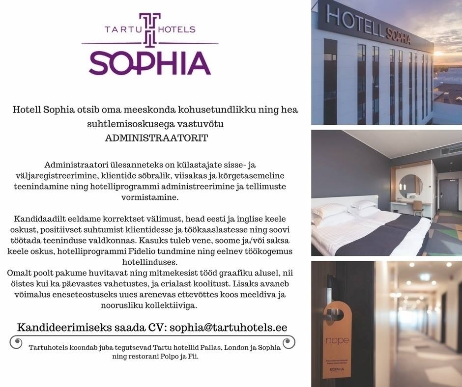 Hotell Sophia Administraator