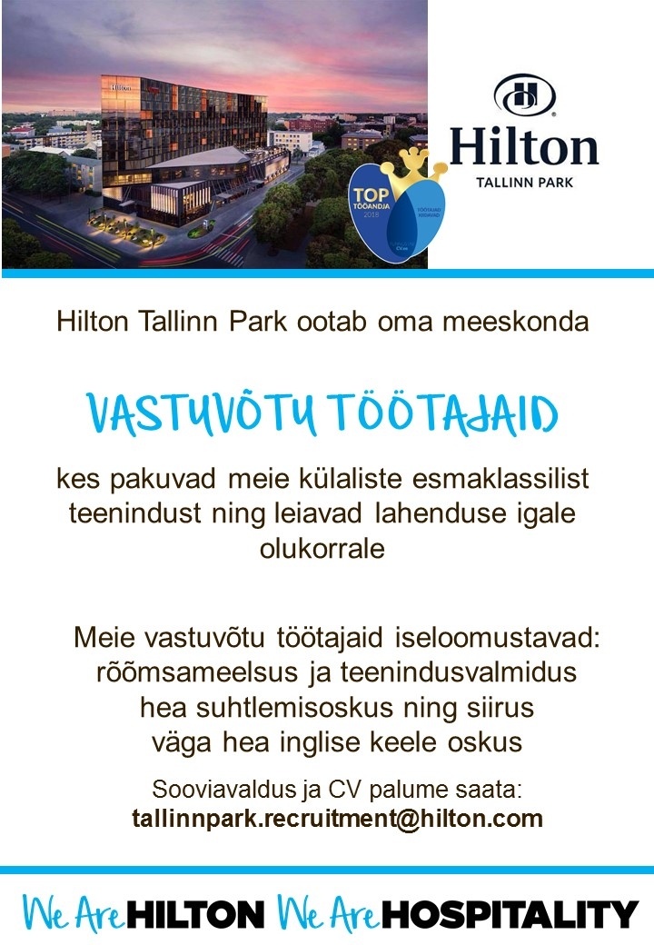 Hilton Tallinn Park Vastuvõtu töötaja (Hilton Tallinn Park)