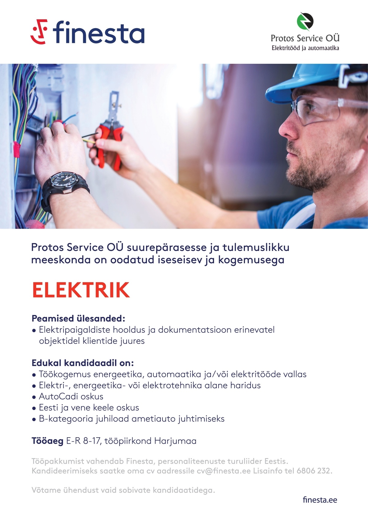 Finesta Baltic OÜ Elektrik