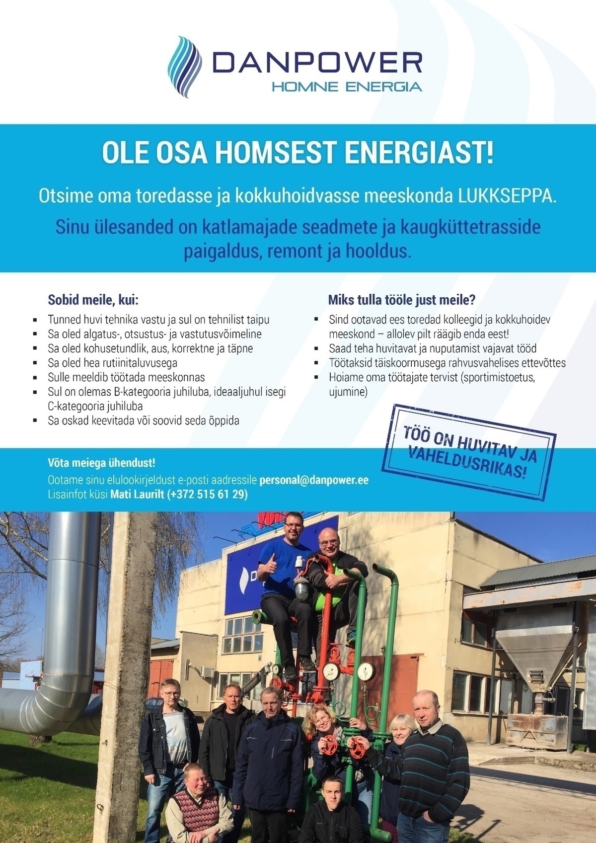 Danpower Eesti AS Lukksepp