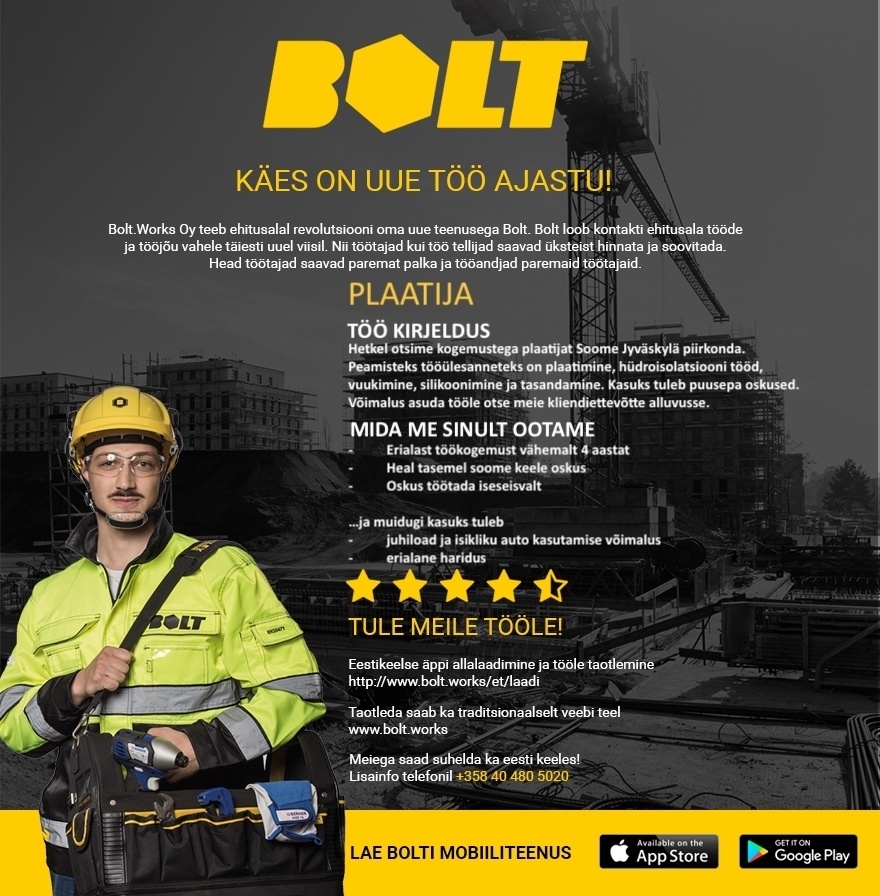 Bolt.Works Oy Plaatija