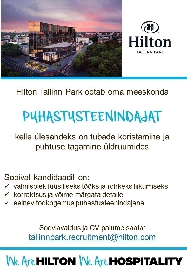 Hilton Tallinn Park Puhastusteenindaja (Hilton Tallinn Park)