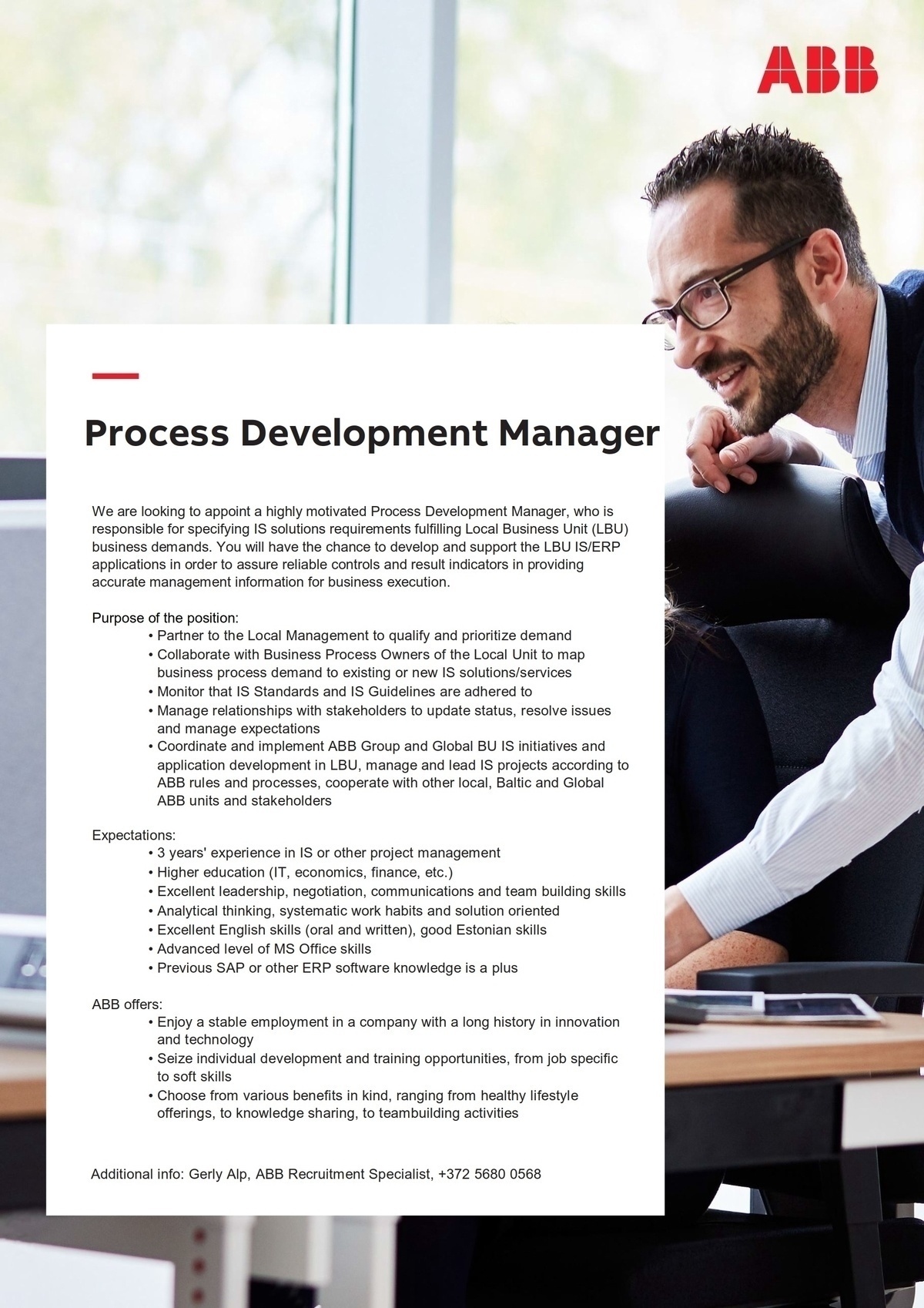ABB AS Process Development Manager