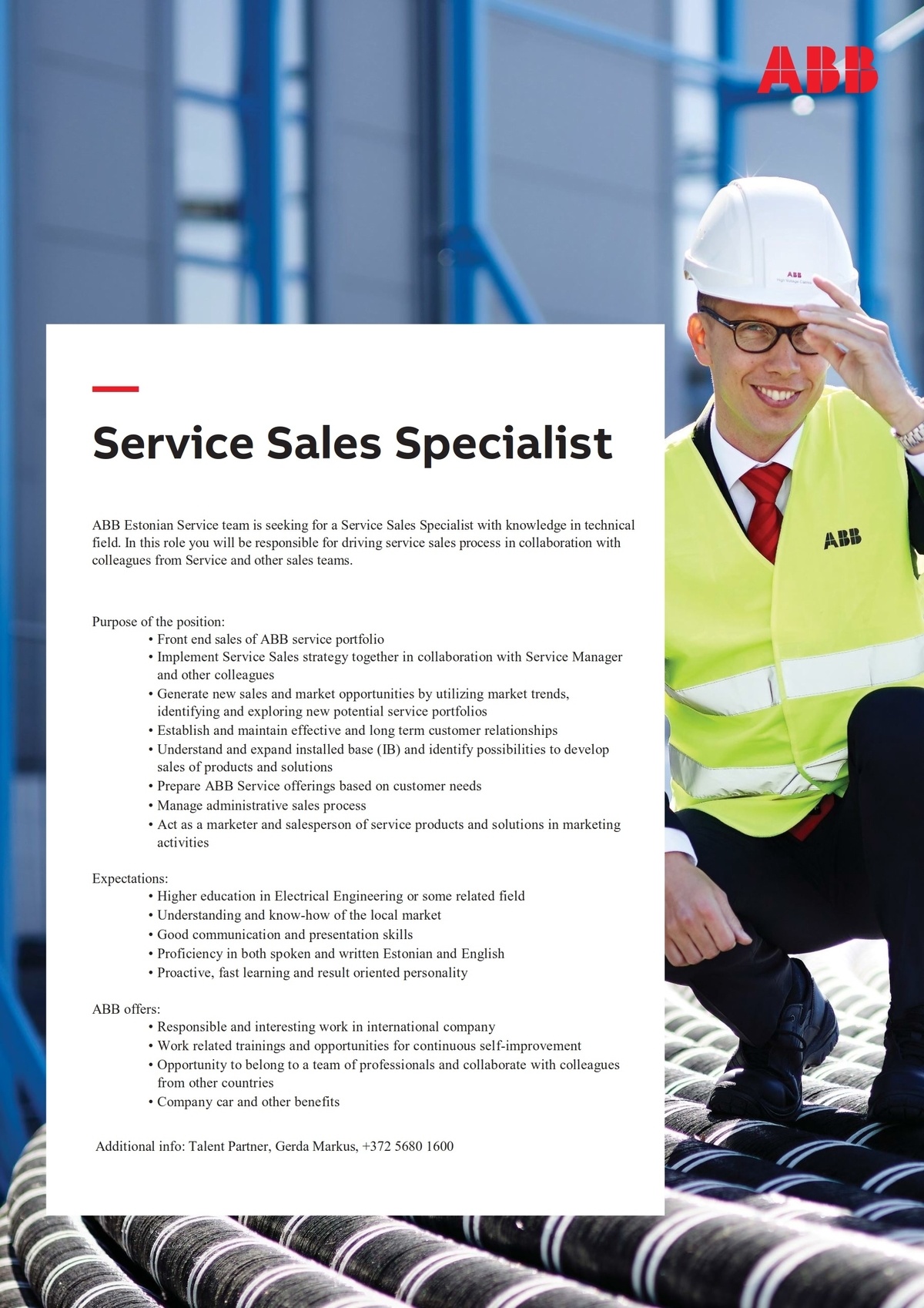 ABB AS Service Sales Specialist
