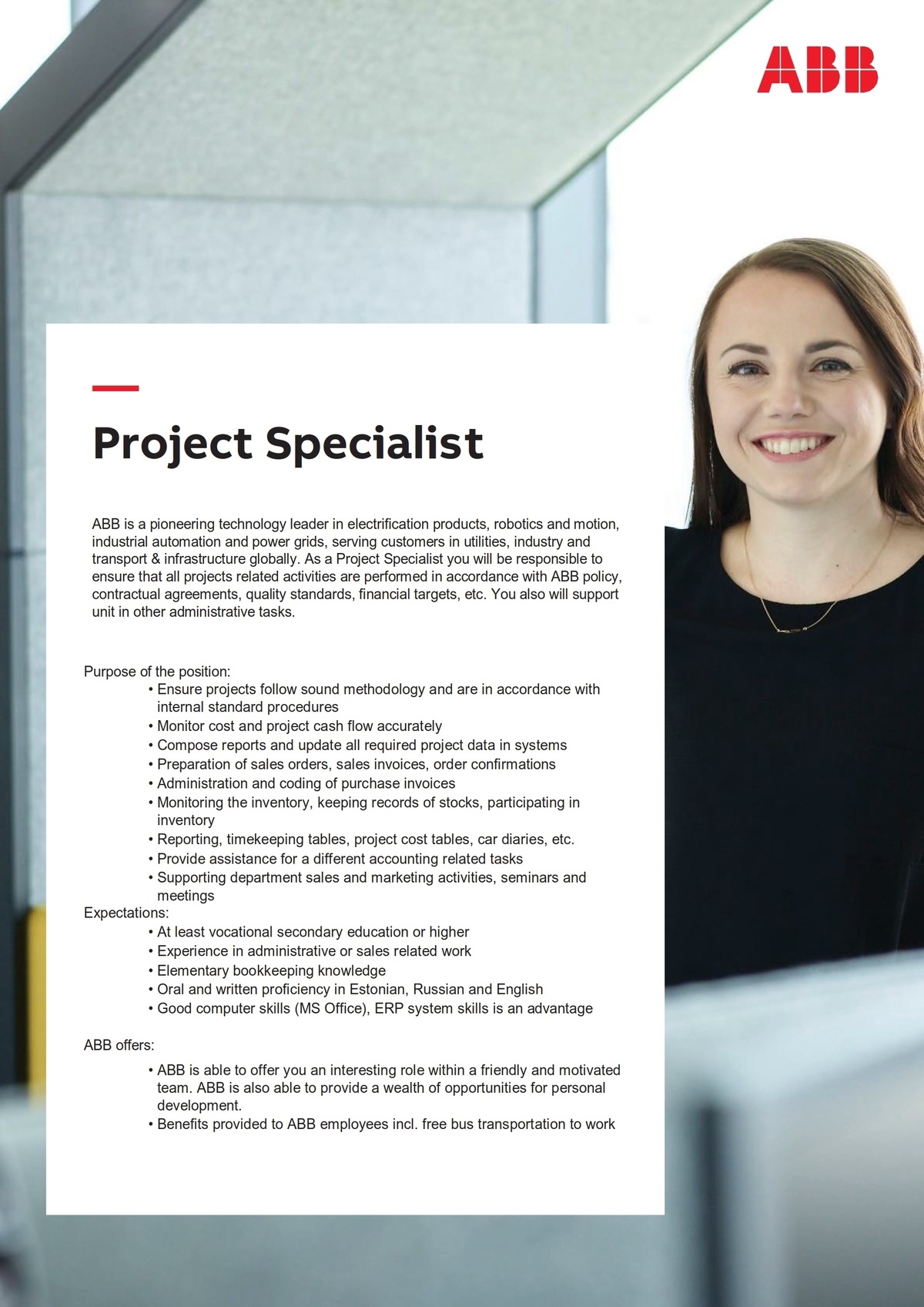 ABB AS Project Specialist