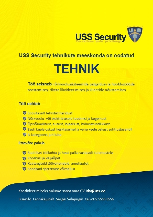 USS SECURITY EESTI AS Tehnik
