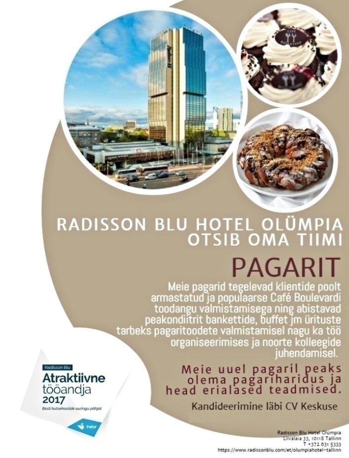 Radisson Blu Hotel Olümpia, Tallinn Pagar