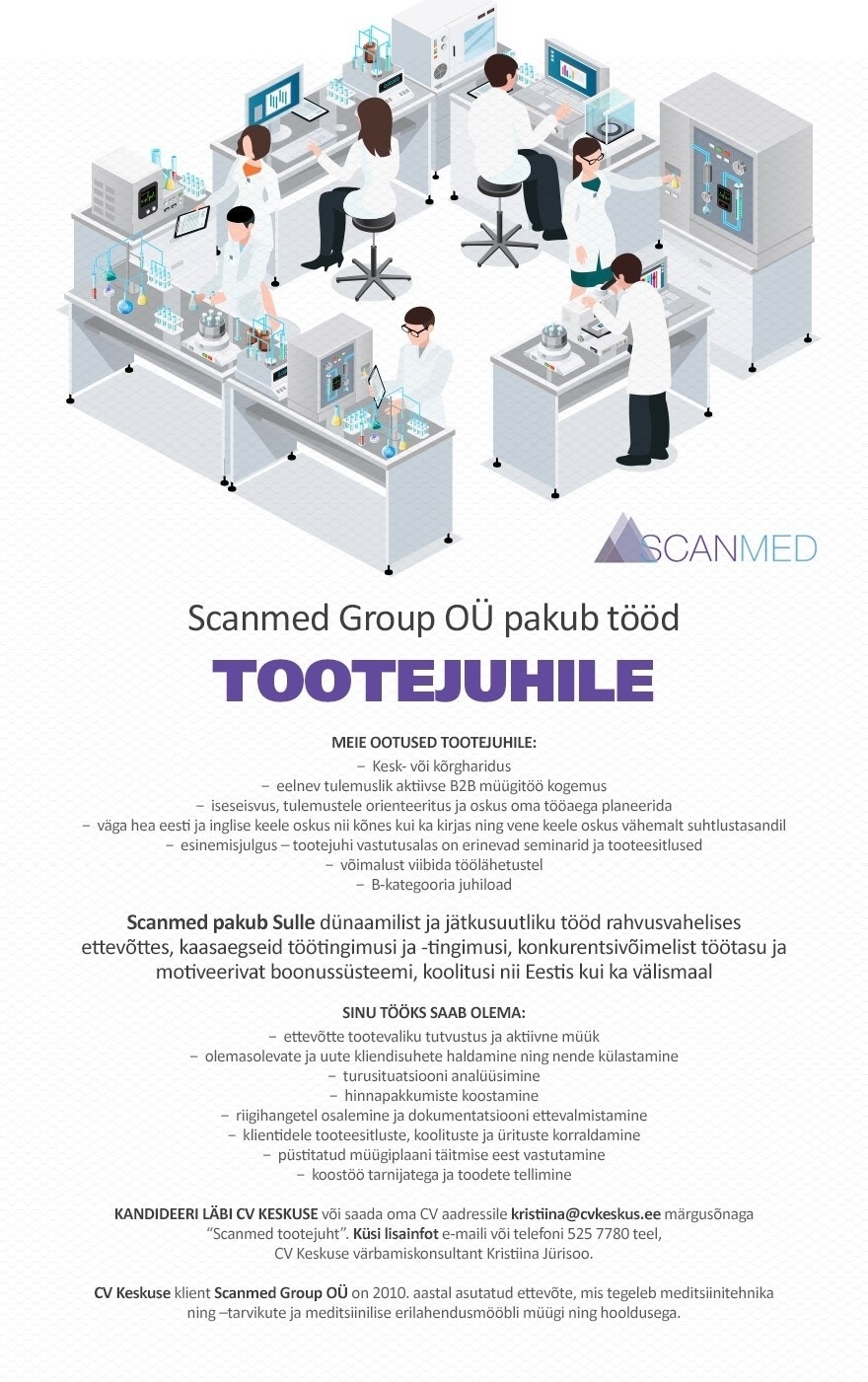 Scanmed Group OÜ Tootejuht (Scanmed Group OÜ)