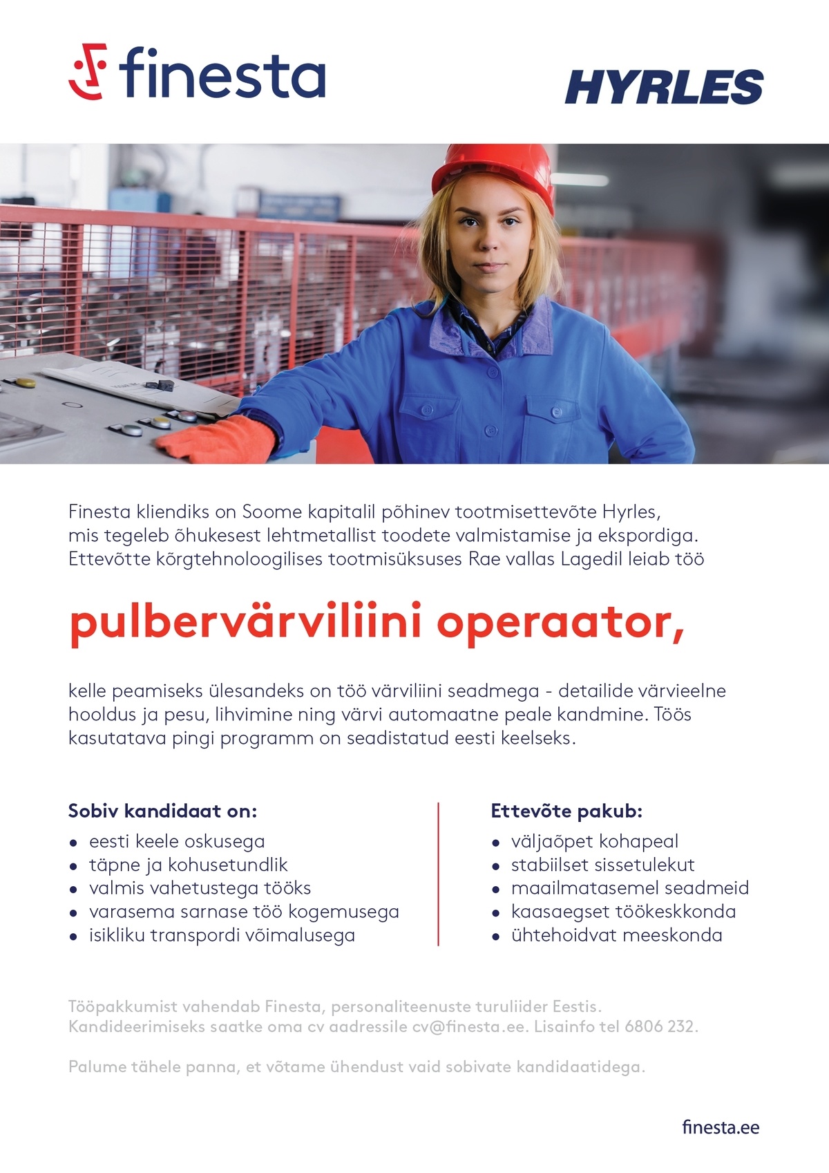 Finesta Baltic OÜ Pulbervärvija