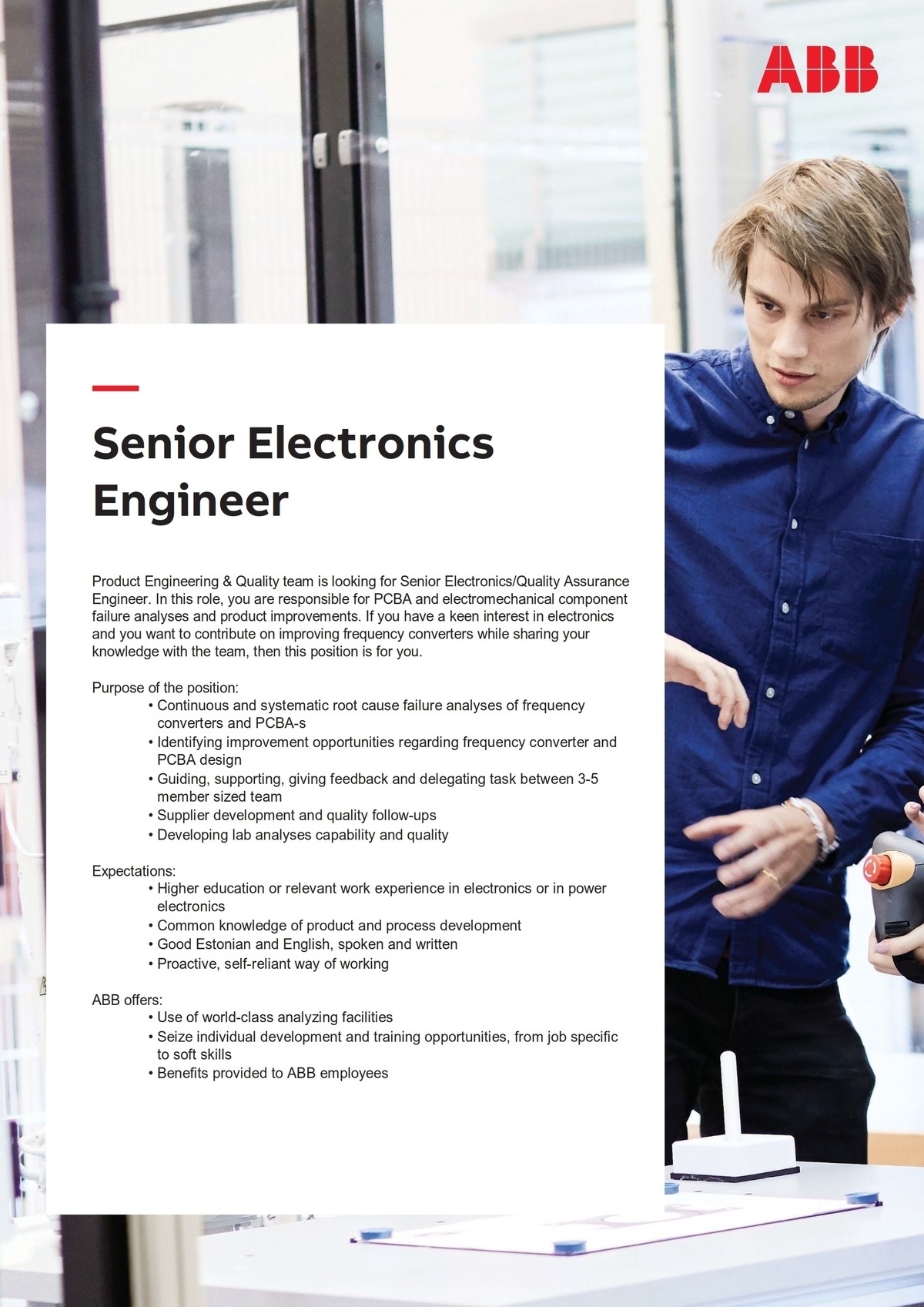 ABB AS Senior Electronics Engineer