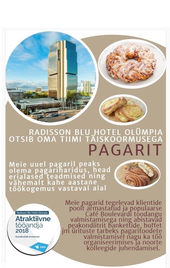 Radisson Blu Hotel Olümpia / Hotell Olümpia AS Pagar