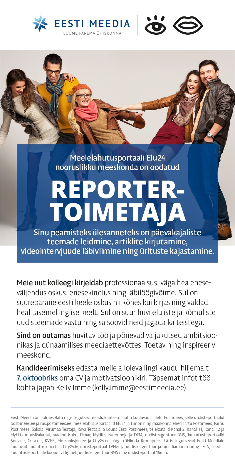 Eesti Meedia Elu24 reporter-toimetaja