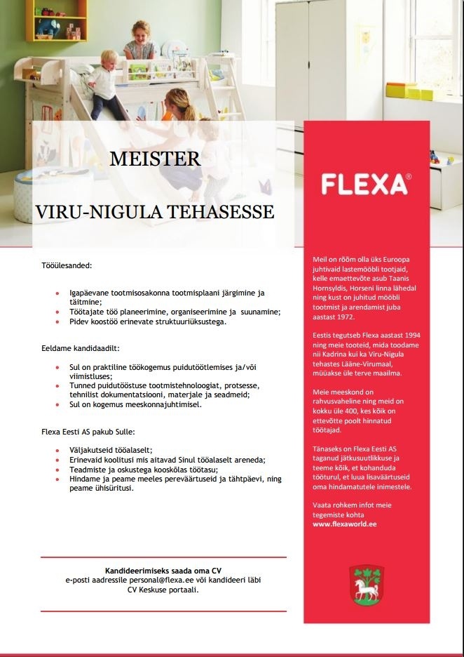 Flexa Eesti AS Meister