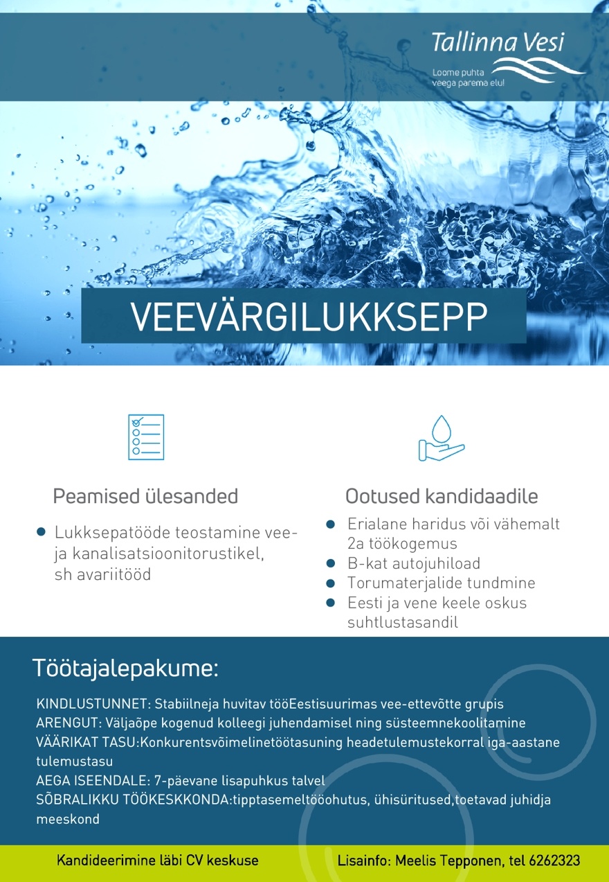 AS Tallinna Vesi/Watercom Veevärgilukksepp