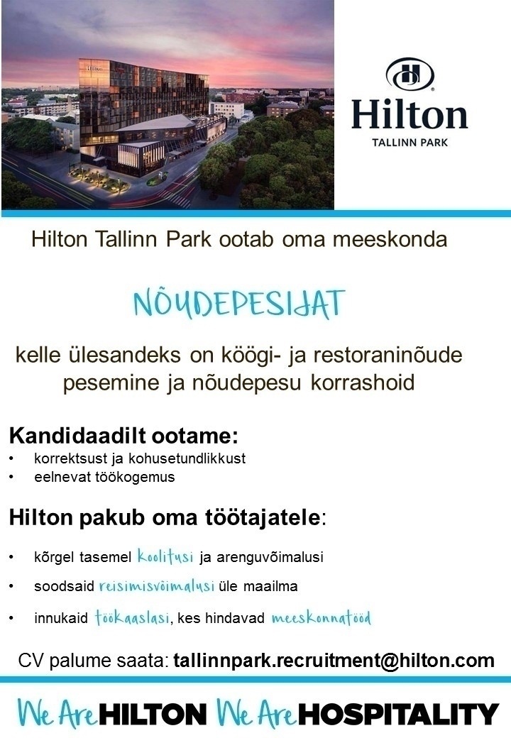 Hilton Tallinn Park Nõudepesija (Hilton Tallinn Park)