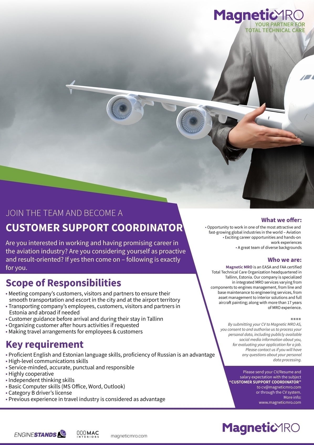 Magnetic MRO AS Customer Support Coordinator