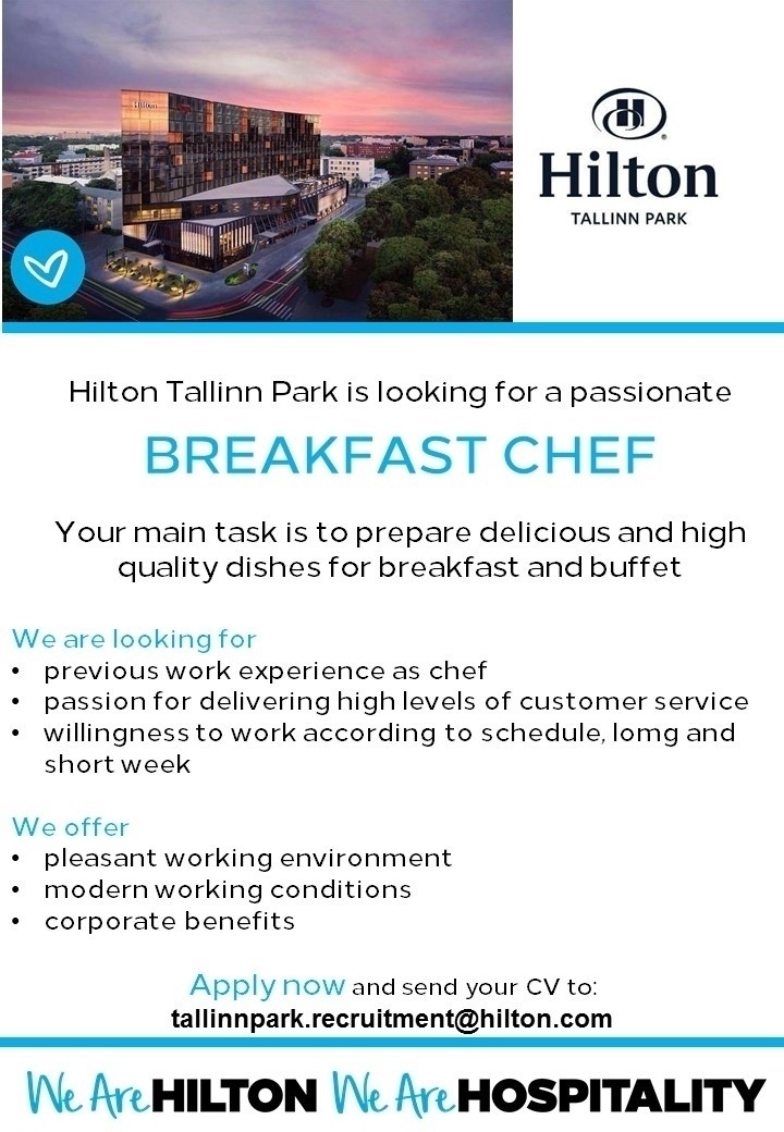 Hilton Tallinn Park Breakfast Chef (Hilton Tallinn Park)