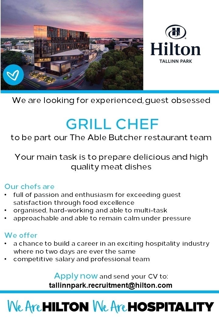 Hilton Tallinn Park Grill Chef (Hilton Tallinn Park)
