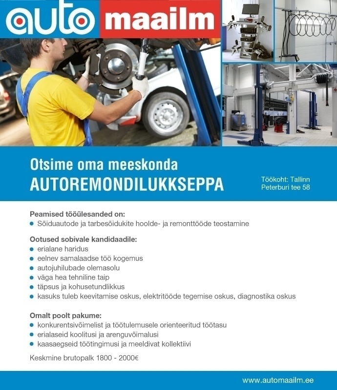 Salome Auto AS Autoremondilukksepp