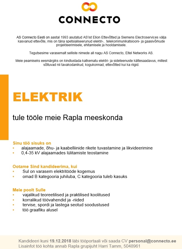 AS Connecto Eesti Elektrik