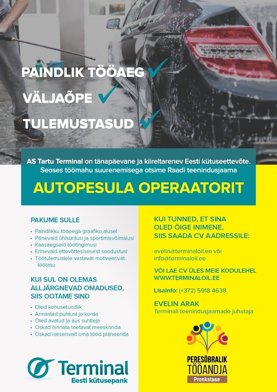 Tartu Terminal AS Autopesula operaator
