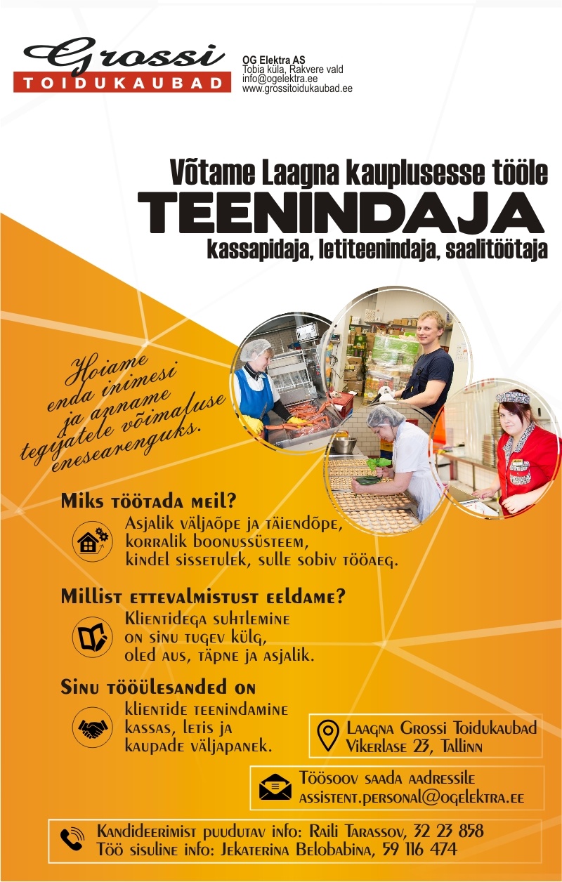 OG Elektra AS Teenindajad (Laagna)