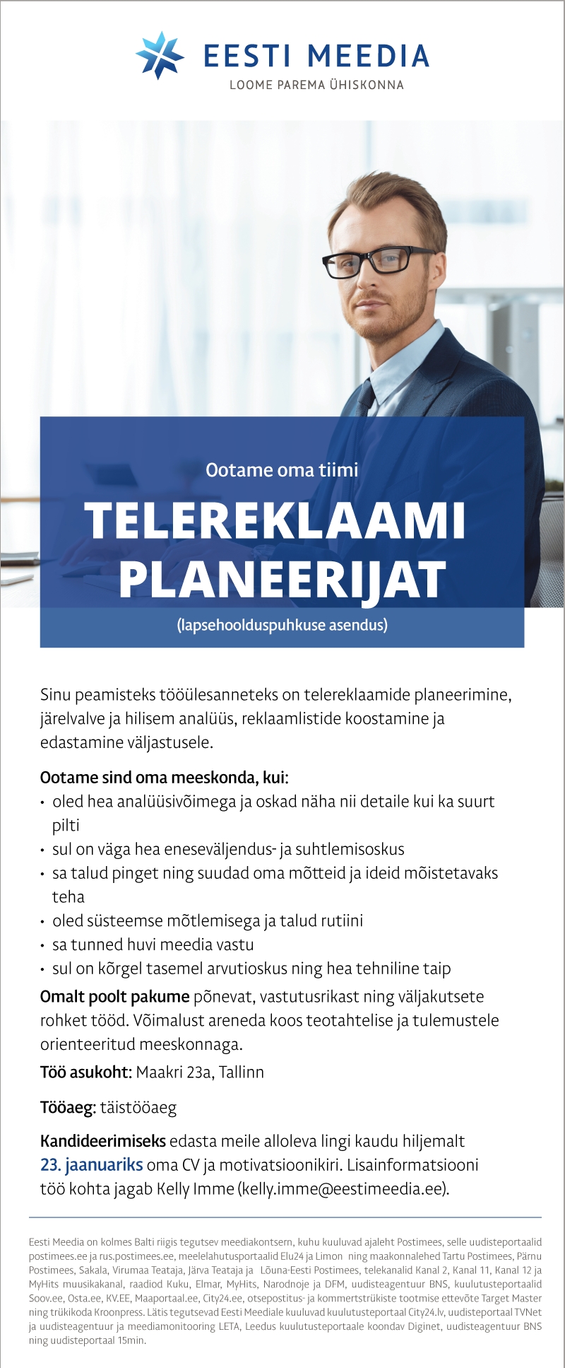 Eesti Meedia Telereklaami planeerija