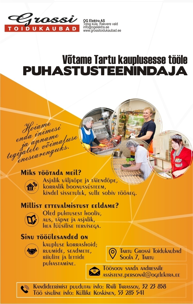 OG Elektra AS Puhastusteenindaja (Tartu)