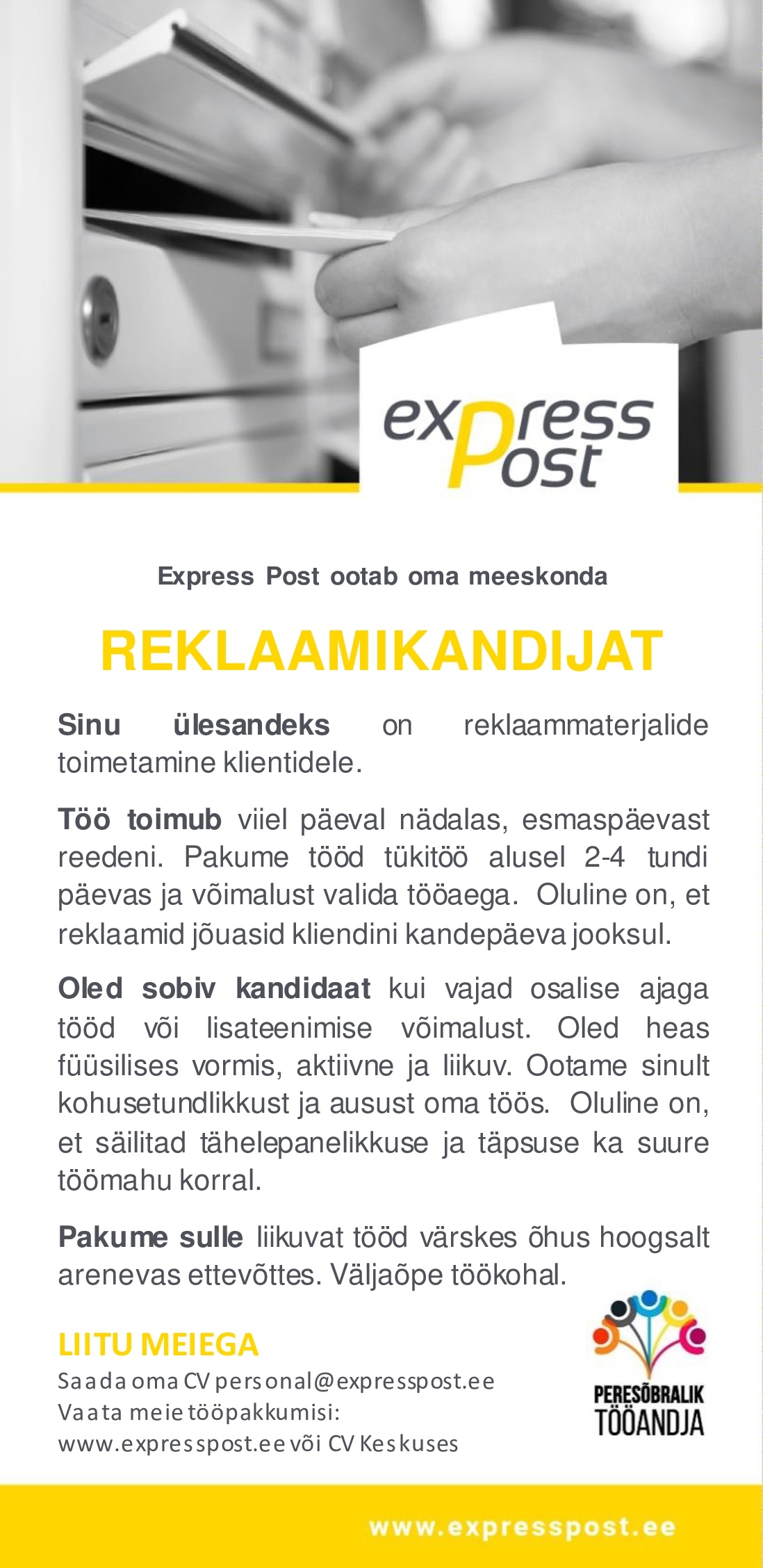 Express Post AS Reklaamikandja