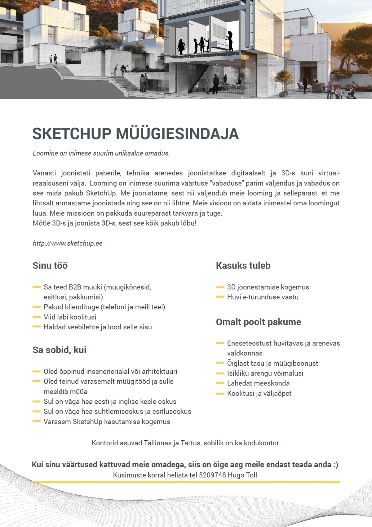 Geosoft OÜ Müügiesindaja