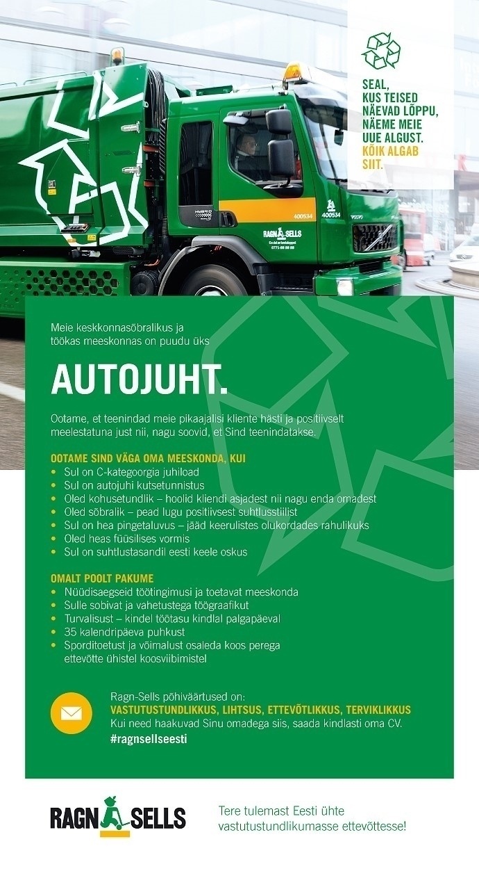 Ragn-Sells AS Autojuht