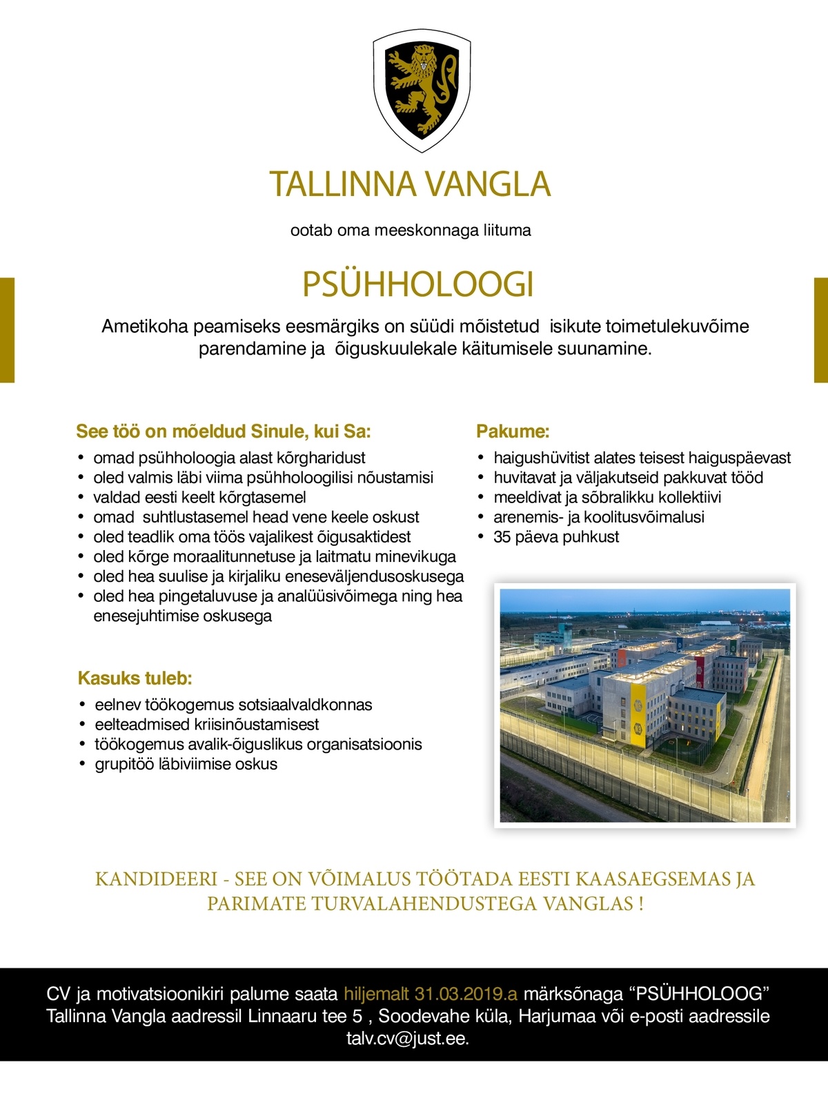 Tallinna Vangla Psühholoog