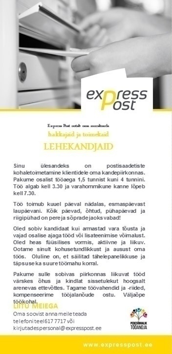 Express Post AS Lehekandja