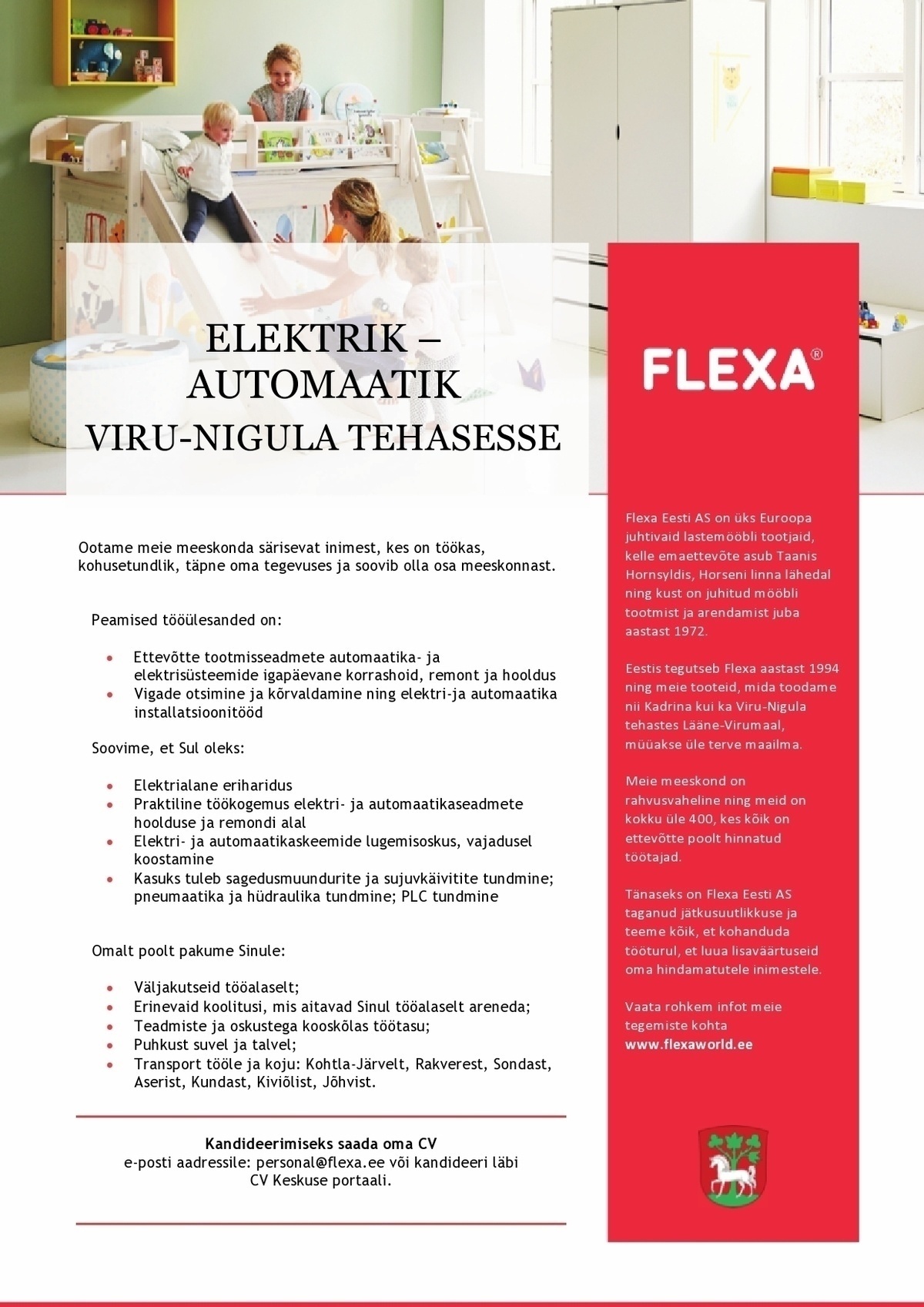 Flexa Eesti AS ELEKTRIK - AUTOMAATIK