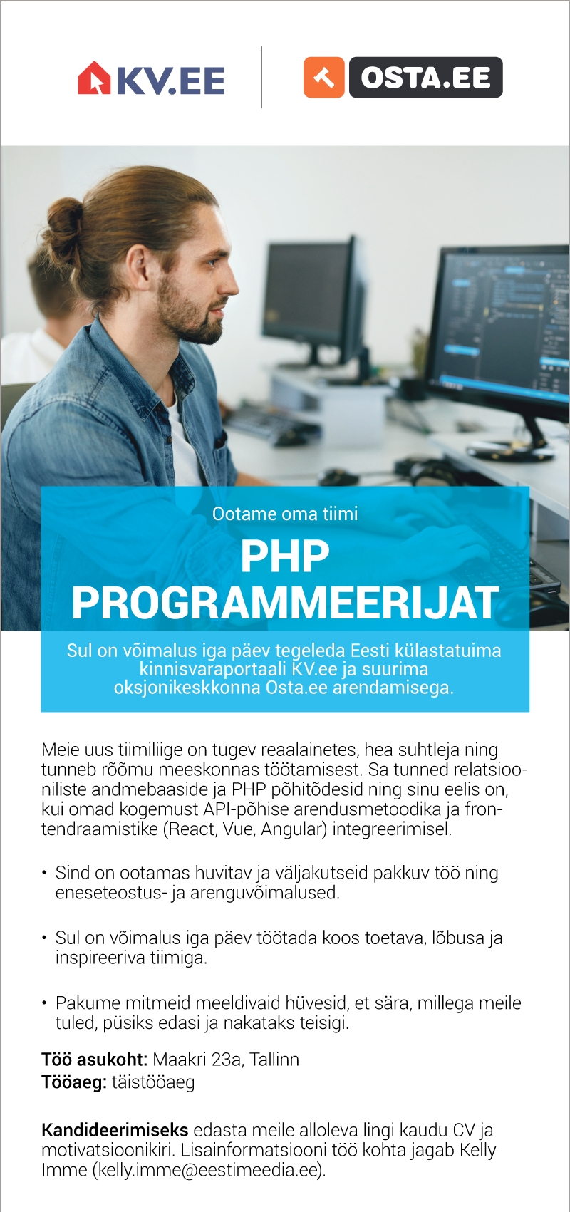 Postimees Grupp PHP programmeerija