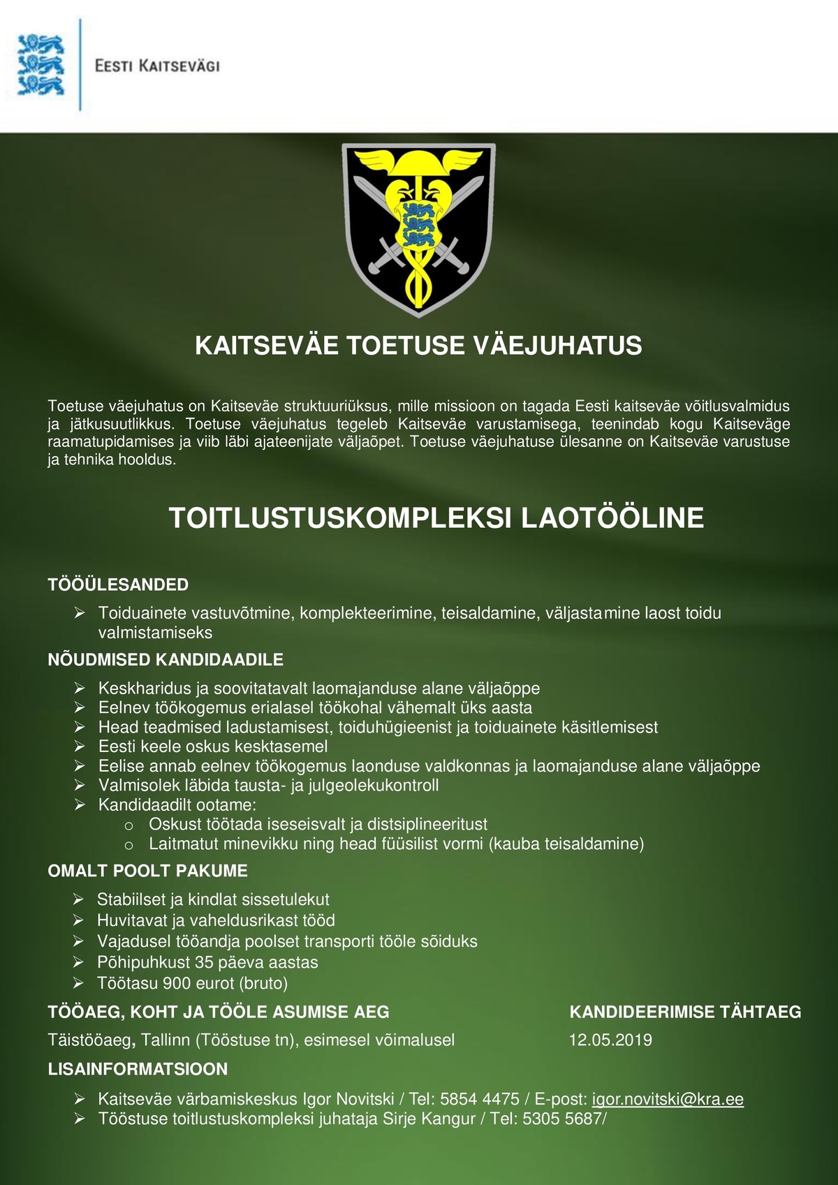 Toetuse väejuhatus Laotööline (Tallinn)