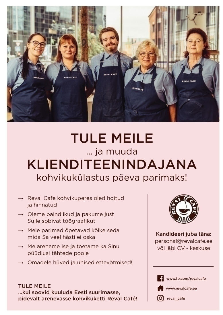 Reval Café Klienditeenindaja