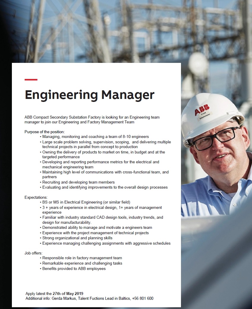 ABB AS Engineering Manager