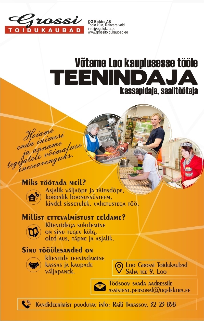 OG Elektra AS Teenindajad (Loo)