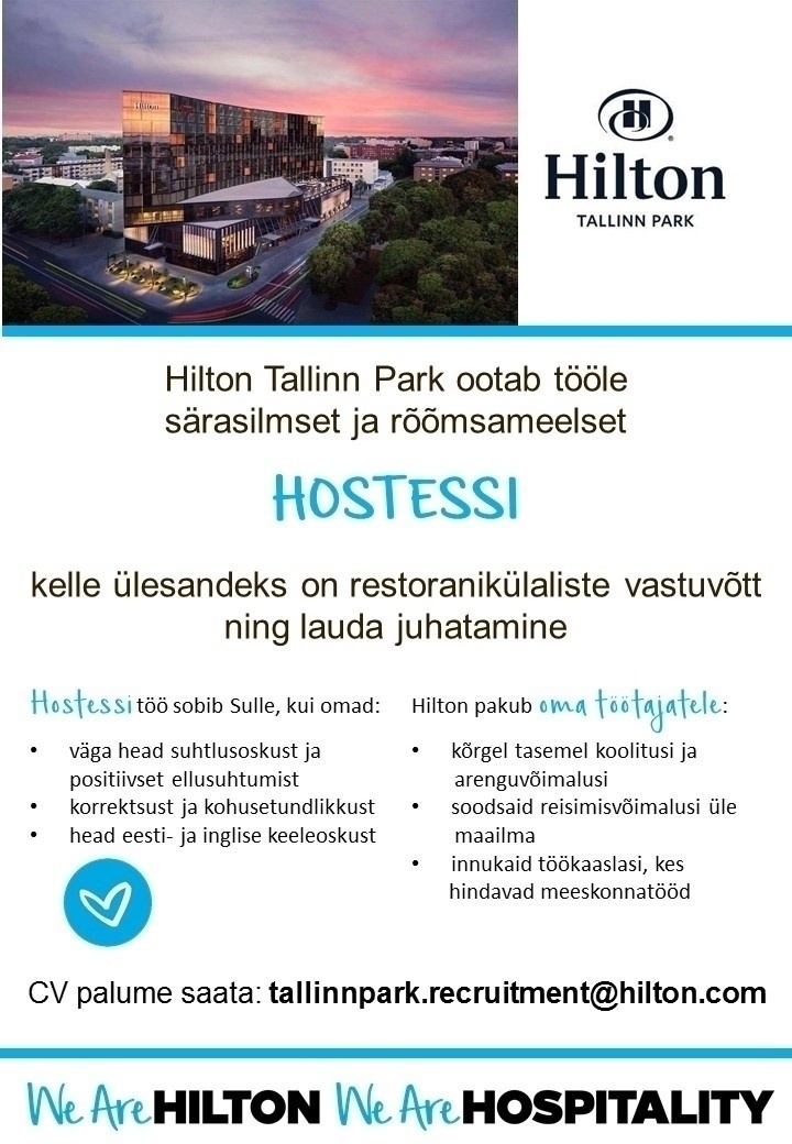 Hilton Tallinn Park Hostess (Hilton Tallinn Park)