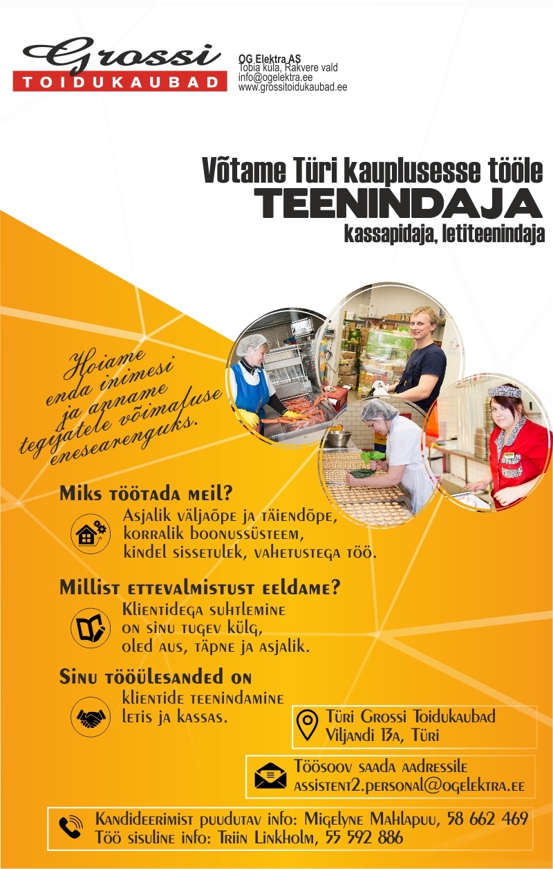 OG Elektra AS Teenindajad (Türi)