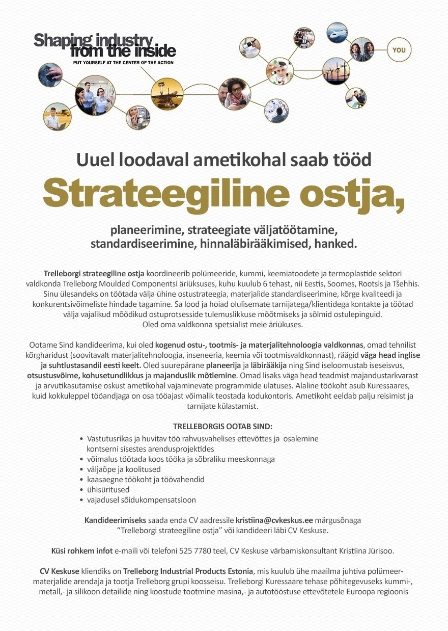 Trelleborg Industrial Products Estonia OÜ Strateegiline ostja