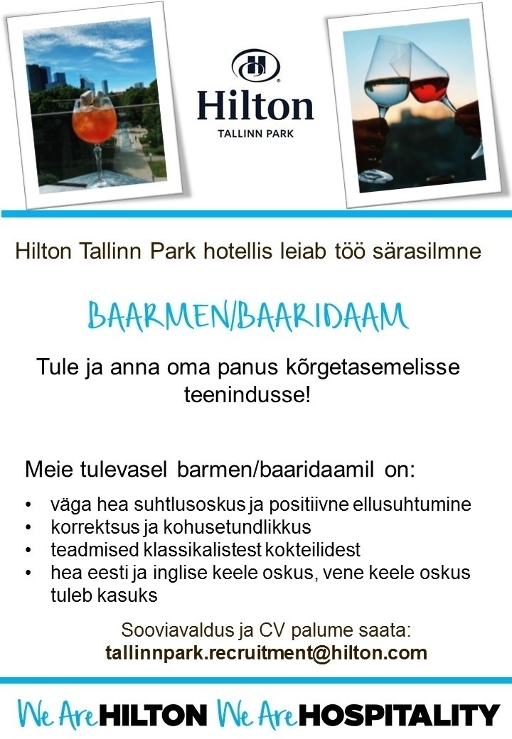Hilton Tallinn Park Baarmen/Baaridaam (Hilton Tallinn Park)