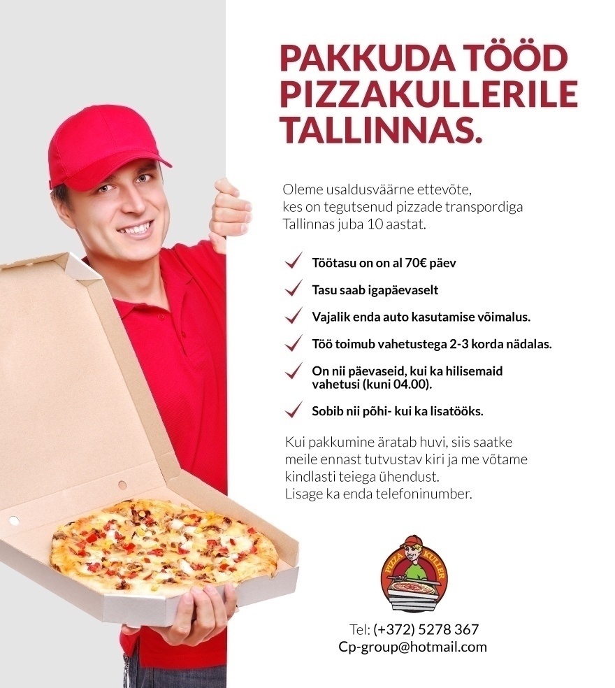 CP Group OÜ Pizzakuller (Põhi- või lisatööks)