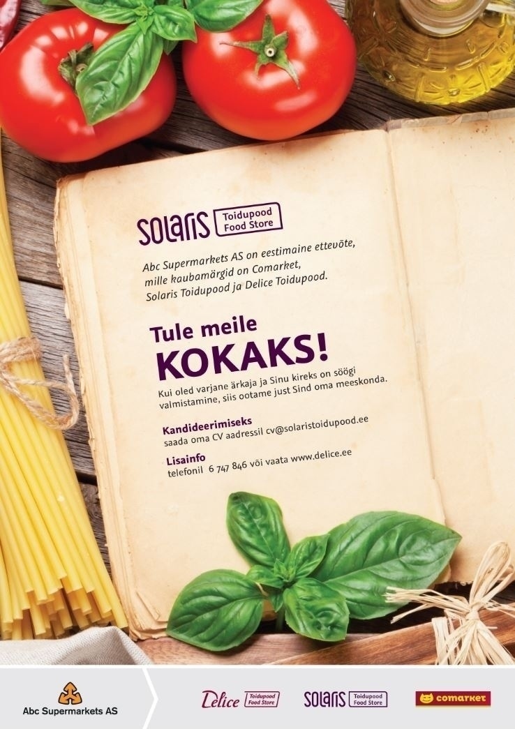Abc Supermarkets AS KOKK Solaris Toidupoodi