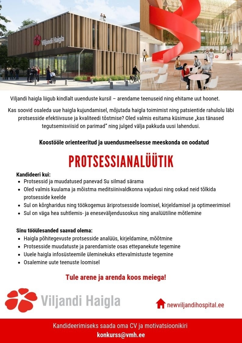 Viljandi Haigla SA Protsessianalüütik
